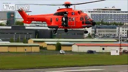 Iceland Coast Guard at an Airshow - James Bond style