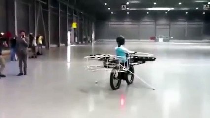 Uçan Motosiklet Test Aşamasında