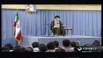 سخنان خامنه ای در جمع مزدوران بسیجی و لباس شخصی