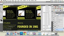TutsPlus - Photoshop Tutorial Web Design | 2-Page Design & Build | Part 1-Textured Backgrounds