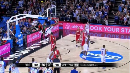Gobert's Two-Handed Power Jam - EuroBasket 2015