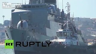 Brazil: War ships deployed to ensure World Cup security