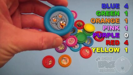 Learn Colours with Cartoon Flying Discs! Fun Learning Contest!