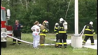 FIRE! Natural gas live burn drill