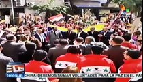 Pueblo Sirio rinde homenaje al Comandante Hugo Chávez