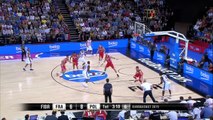 Rudy Gobert with the Alley-Oop Dunk! - EuroBasket 2015