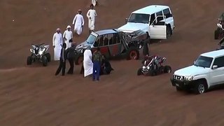 Dune Buggy Crashes Hard Into ATV