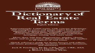 Dictionary of Real Estate Terms Barrons Business Dictionaries