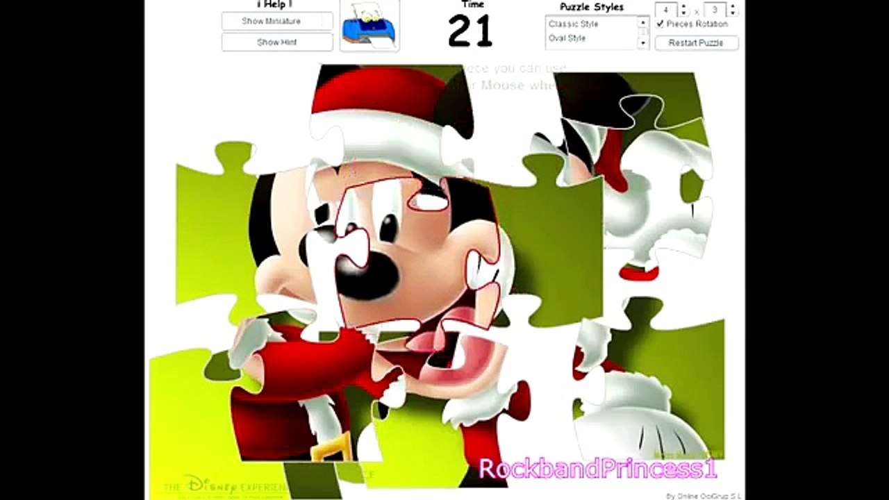 Mickey Mouse Clubhouse Online Games Mickey Mouse Cartoon Game Merry Chirstmas Mickey Puzzle Game