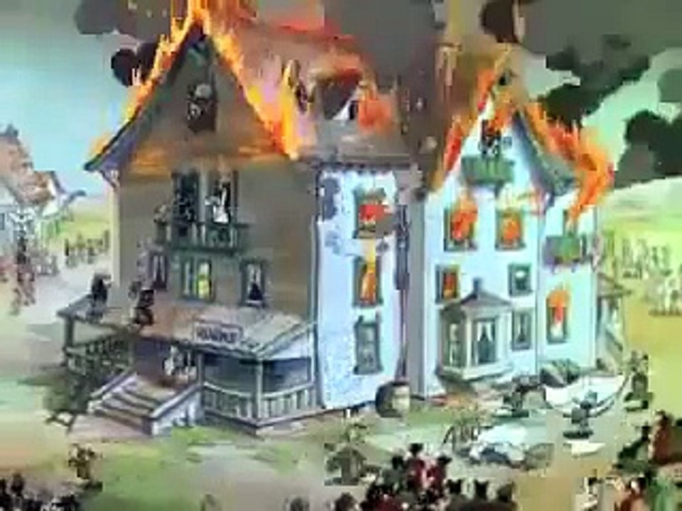 Mickey Mouse Color Cartoon - Mickey's Fire Brigade (1935)