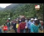 Ejército de Guatemala apoya en rescate de personas soterradas en Tajumulco, San Marcos.