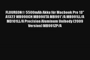 FLOUREON 5500mAh Akku für Macbook Pro 13 A1322 MB990CH MB990TA MB991A MB991LLA