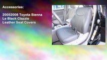 20052008 Toyota Sienna Le Black Clazzio Leather Seat Covers