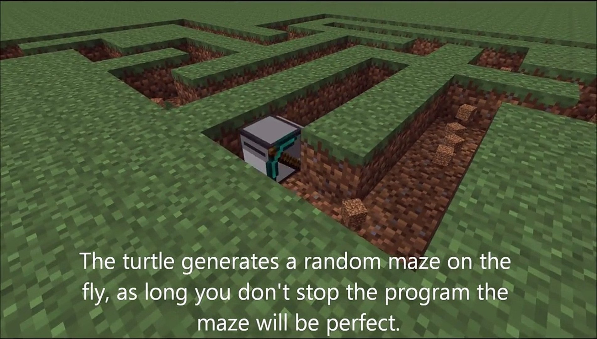 Minecraft Maze Generation With Turtle Computercraft Video Dailymotion