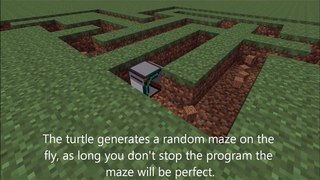 Minecraft Maze Generation with Turtle (Computercraft)