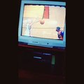 Playing NBA2K13! The epic dunk doe