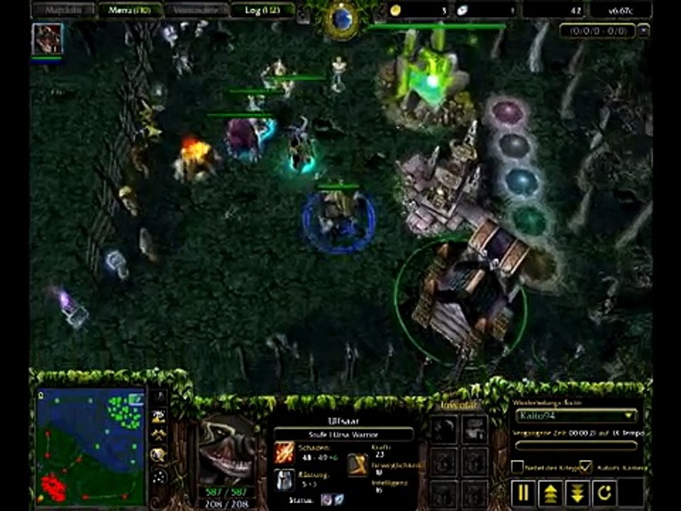 Two Heroes Roshan lvl 1 5vs5