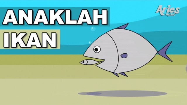Lagu Kanak Kanak Alif & Mimi - Anaklah Ikan (Animasi 2D)
