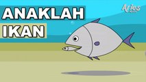 Lagu Kanak Kanak Alif & Mimi - Anaklah Ikan (Animasi 2D)