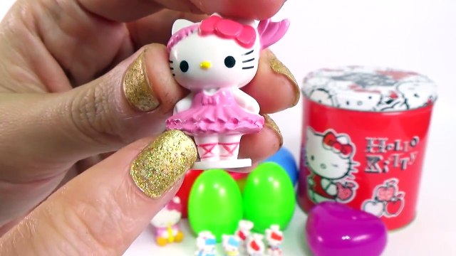 Peppa Pig George Massinha Play Doh Eggs Surprise Hello Kitty - 헬로 키티 깜짝 계란 ♥ ハローキティ