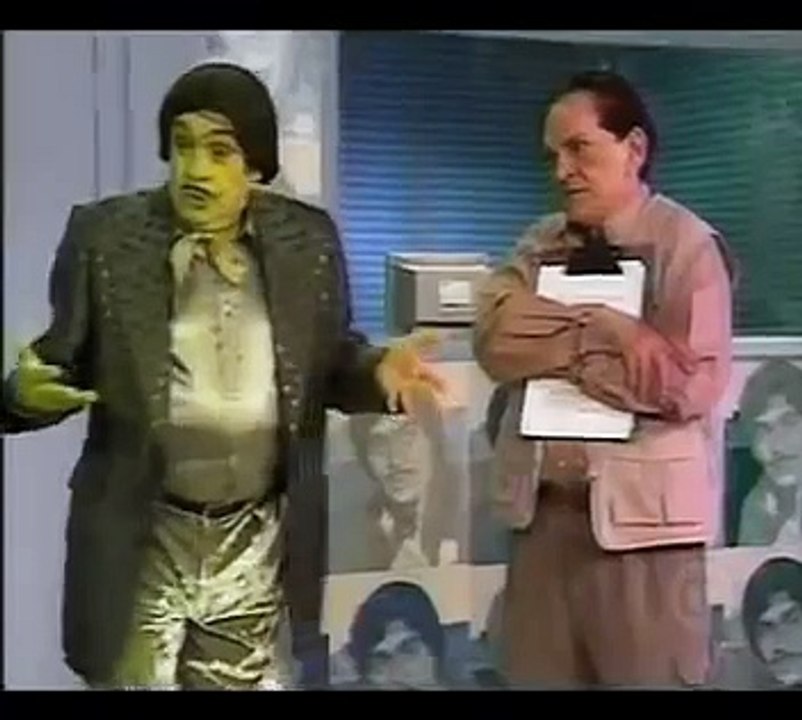 Agnaldo Timóteo e Chico Anísio (Alberto Roberto) em 1999