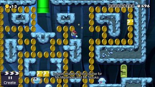 Super Mario Maker - Michel Ancel PAC-Mario Challenge (Wii U)