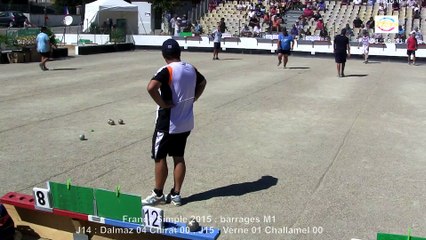 Interview Bruno Charvieux, France Simple, Sport Boules, Chalamont 2015
