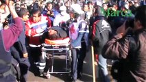 Se enfrentan policías federales y estatales en Oaxaca por fallido desalojo