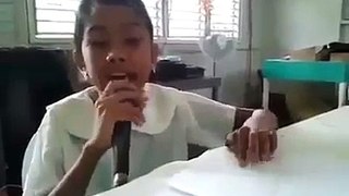 Blind Girl From The Philippines Singing Wrecking Ball By Miley Cyrus