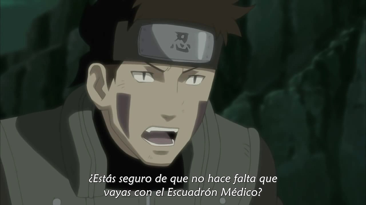 Naruto Shippuden - Kiba Inuzuka & Neji Hyuga funny scene (español/english)