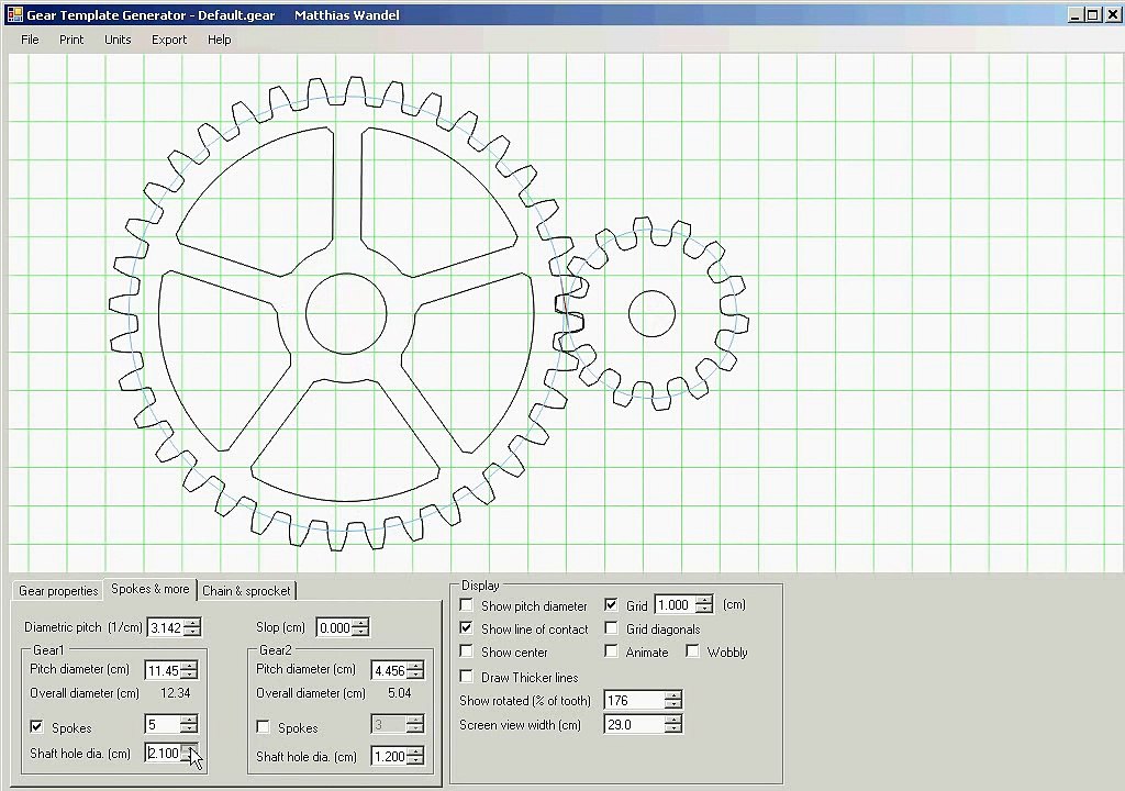 Gear generator (version 3)