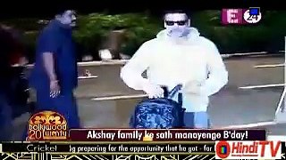 Akshay Family Ke Sath Manayenge B Day 8th September 2015 Hindi-Tv.Com