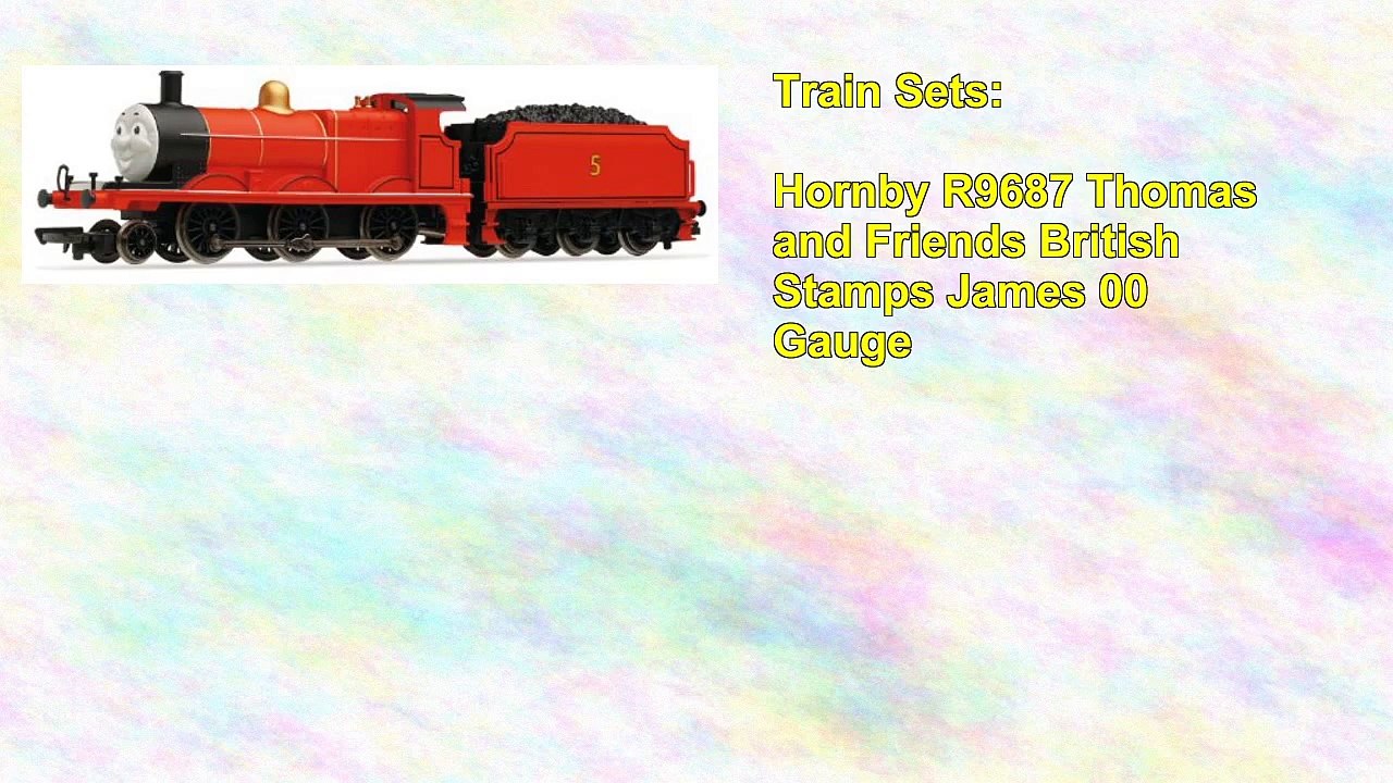 Hornby R9687 Thomas and Friends British Stamps James 00 Gauge