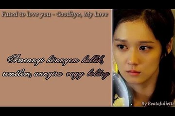 Fated to love you ost Goodbye My Love hun sub/ magyar felirattal