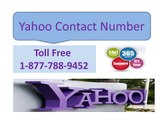 Yahoo Contact Number 1-877-788-9452 Toll Free