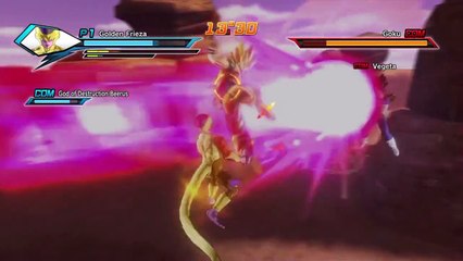 Dragon Ball XEnoverse |PS4||English| Golden Frieza vs SSGSS Vegeta and Goku