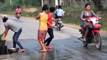 Muang Long Girls get Soaking Wet, Laos New Year