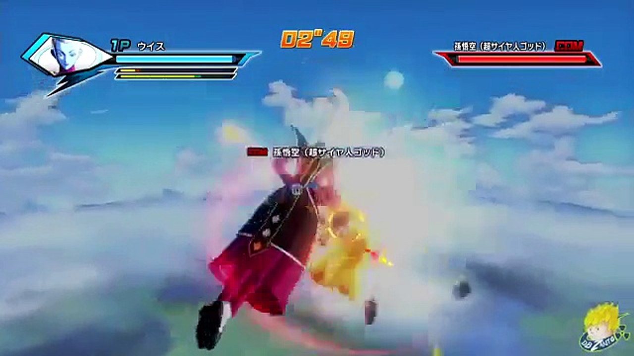 Dragon Ball Xenoverse (PS4) : Whis Vs Super Saiyan God Goku【60FPS 1080P】