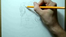 How I Draw Santa Claus   Cute Cartoon Style Drawing