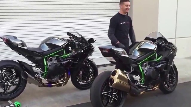 ♣ Кавасаки ниндзя H2R звук выхлопа ✜ против ✜ Кавасаки ниндзя Н2 звук выхлопа ♣