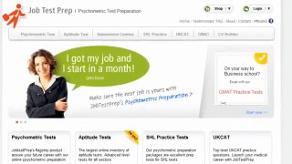 Psychometric Test - Online Practice for Aptitude Tests and Assessment Centres
