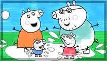 Peppa Mammy Pig Daddy Painting for Children