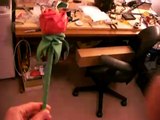 Valentine's Day Origami Rose Throbbing LED