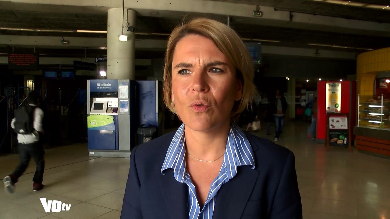 Interview Stéphanie Von Euw candidate (LR) Ilde-de-France sur les transports dans le Val d'Oise
