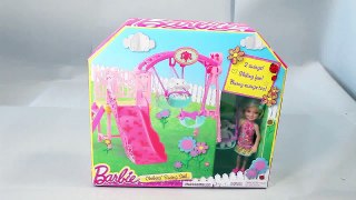 바비인형 첼시 와 친구들 놀이터 그네 장난감 인형 Barbie Chelsea Swing Set Doll Toys おもちゃ Игрушки