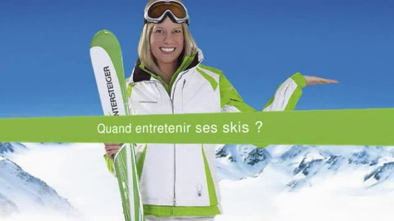 L'entretien des skis