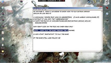 Batman Arkham Asylum Lag Fix