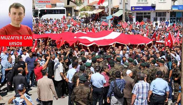 BÜNYAN´LI ŞEHİT POLİS MUZAFFER CAN ERSOY GÖZ YAŞLARI İÇİNDE SON YOLCULUĞUNA UĞURLANDI