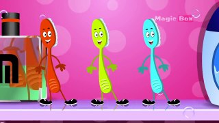 My Tooth Brush   English Nursery Rhymes   Cartoon Animated Rhymes For Kids