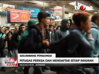 Warga Jerman Sambut Ribuan Pengungsi di Stasiun Muenchen